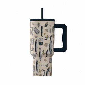  Estia θερμός Straw Tumbler XL Save The Aegean 900ml Salt Life (01-41557)
