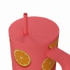 Estia θερμός Straw Tumbler XL Save The Aegean 900ml Orange Pop (01-41595) Estia θερμός Straw Tumbler XL Save The Aegean 900ml Orange Pop (01-41595)