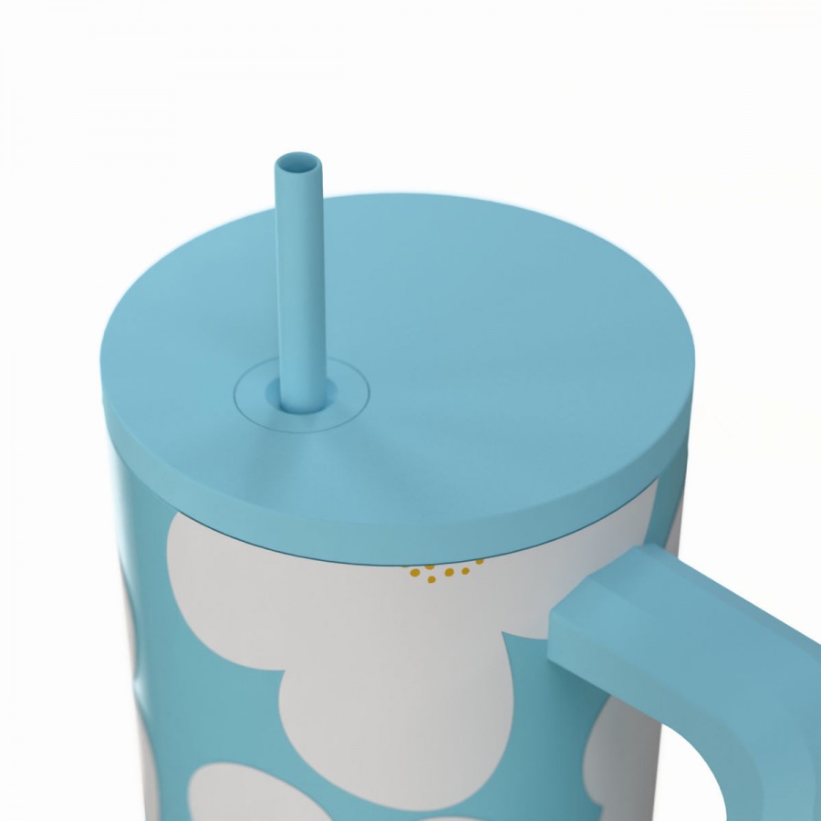 Estia θερμός Straw Tumbler XL Save The Aegean 900ml Blue Daisy (01-41618) Estia θερμός Straw Tumbler XL Save The Aegean 900ml Blue Daisy (01-41618)