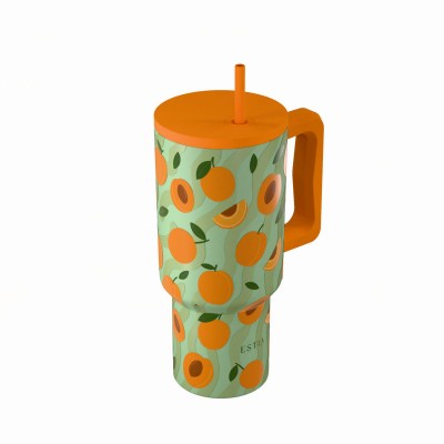 Estia θερμός Straw Tumbler XL Save The Aegean 900ml Peach Garden (01-41632) Estia θερμός Straw Tumbler XL Save The Aegean 900ml Peach Garden (01-41632)