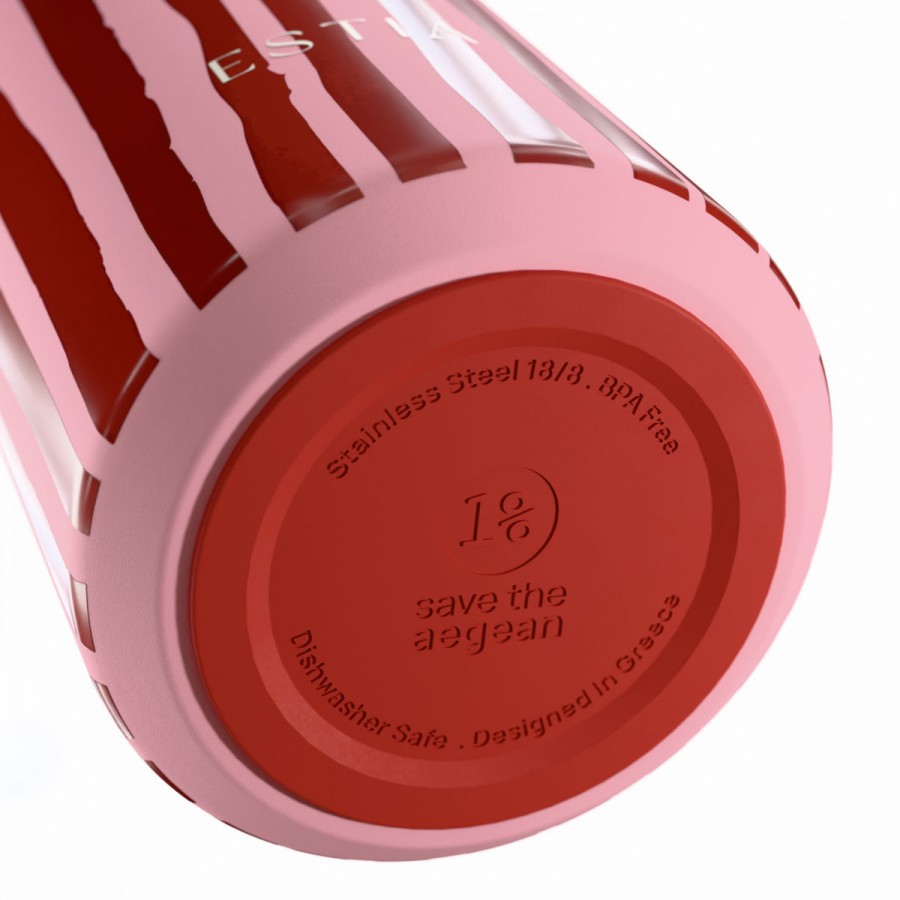 Estia θερμός Flow Save The Aegean 500ml Viva Stripe (01-42134)
