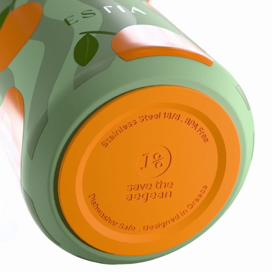 Estia θερμός Pulse Save The Aegean 500ml Peach Garden (01-42660) Estia θερμός Pulse Save The Aegean 500ml Peach Garden (01-42660)