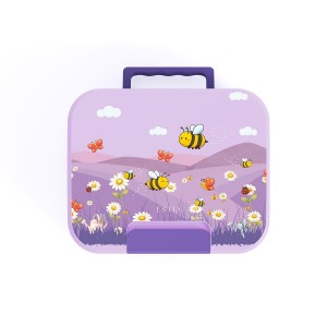 Estia Home Art  Παιδικό Δοχείο φαγητού 950ml με 3 ανοξείδωτες αποσπώμενες θήκες Garden Freinds (01-44282)