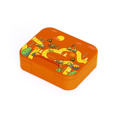 Estia Home Art  Παιδικό Δοχείο φαγητού 950ml με 3 ανοξείδωτες αποσπώμενες θήκες Big Built (01-44329)