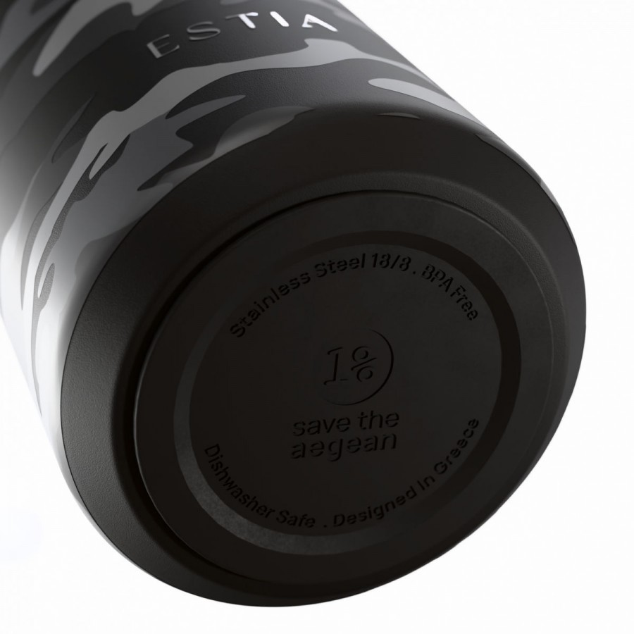 Estia θερμός Flow Save The Aegean 500ml Dark Camo (01-47870)