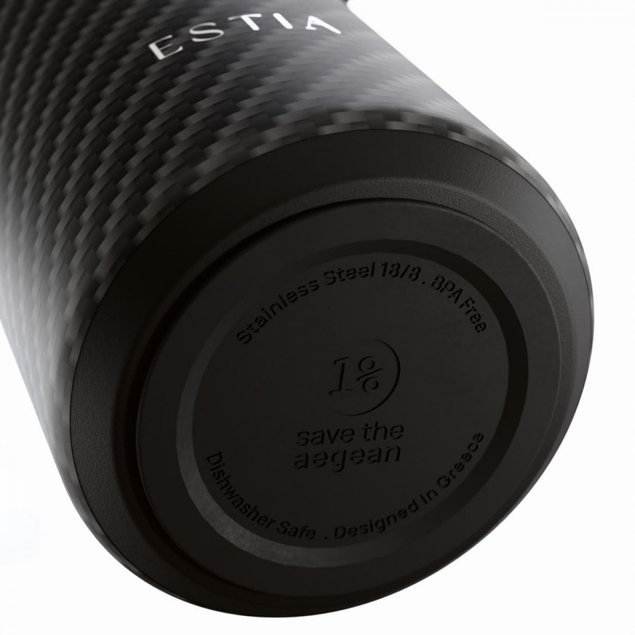 Estia θερμός Pulse Save The Aegean 500ml Carbon Fibre (01-47931) Estia θερμός Pulse Save The Aegean 500ml Carbon Fibre (01-47931)