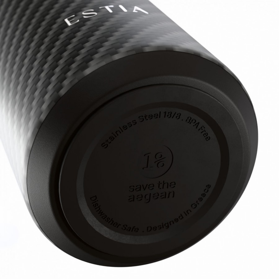 Estia θερμός Flow Save The Aegean 500ml Carbon Fibre (01-47948) Estia θερμός Flow Save The Aegean 500ml Carbon Fibre (01-47948)