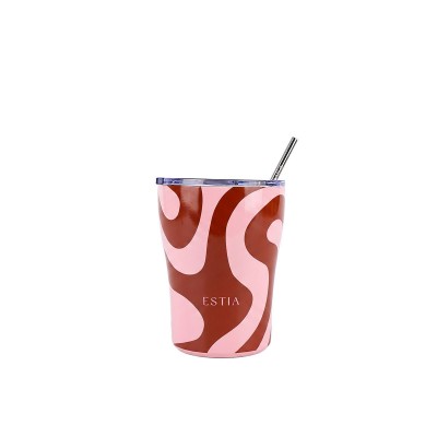 Estia θερμός Coffee Mug 350ml Coral Waves (01-49003) Estia θερμός Coffee Mug 350ml Coral Waves (01-49003)