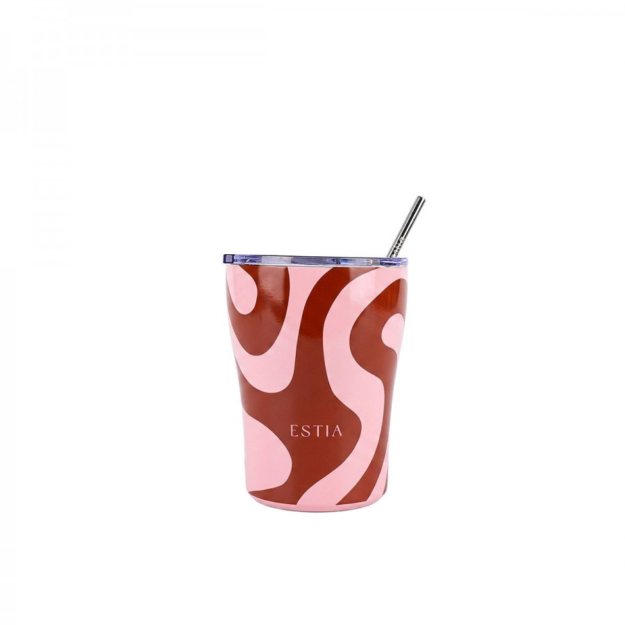 Estia θερμός Coffee Mug 350ml Coral Waves (01-49003) Estia θερμός Coffee Mug 350ml Coral Waves (01-49003)