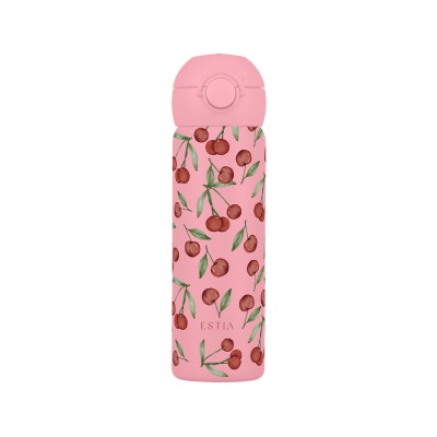 Estia Θερμός Παιδικό Handy Bottle Save The Aegean 470ml Cherry Rose (01-55370)