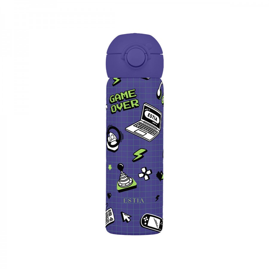 Estia Θερμός Παιδικό Handy Bottle Save The Aegean 470ml Game Over (01-55431) Estia Θερμός Παιδικό Handy Bottle Save The Aegean 470ml Game Over (01-55431)