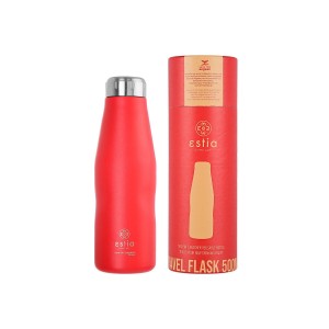 Estia θερμός Travel Flask Save The Aegean 500ml Scarlet Red (01-8543) Estia θερμός Travel Flask Save The Aegean 500ml Scarlet Red (01-8543)