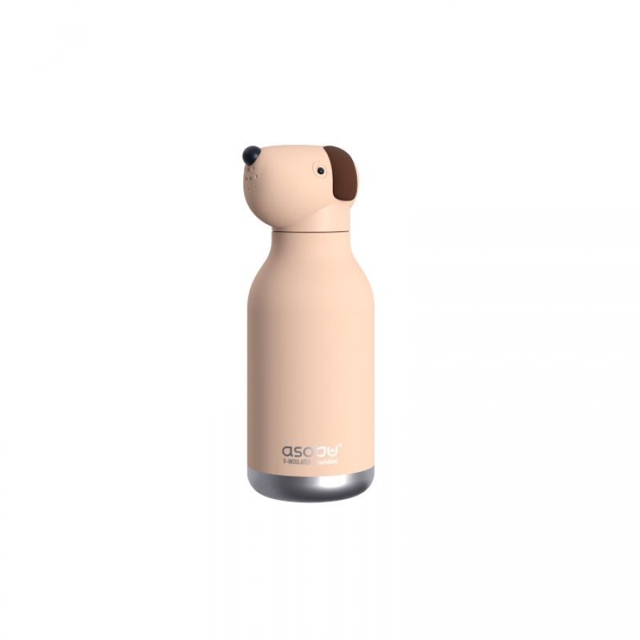 Asobu Μπουκάλι Παιδικό Παγούρι Θερμός Σιλικόνης με Καλαμάκι Non Spill 460ml Bestie Dog Brown (05883) Asobu Μπουκάλι Παιδικό Παγούρι Θερμός Σιλικόνης με Καλαμάκι Non Spill 460ml Bestie Dog Brown (05883)
