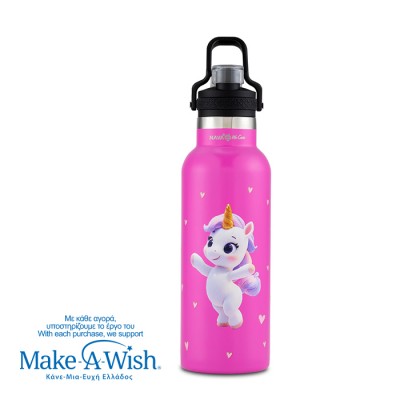 Nava Θερμός μπουκάλι ανοξείδωτο "We Care", Pink Unicorn 500ml (10-016-132) Nava Θερμός μπουκάλι ανοξείδωτο "We Care", Pink Unicorn 500ml (10-016-132)