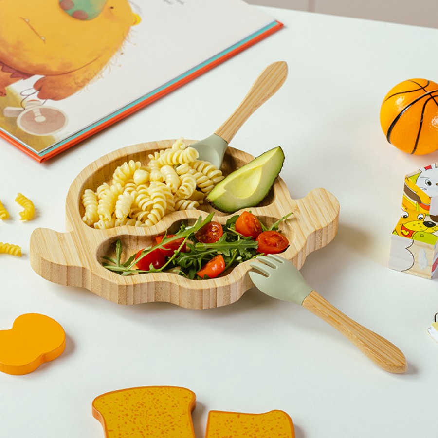 Nava Παιδικό σετ φαγητού από bamboo "We Care" 3τμχ (10-107-040) Nava Παιδικό σετ φαγητού από bamboo "We Care" 3τμχ (10-107-040)