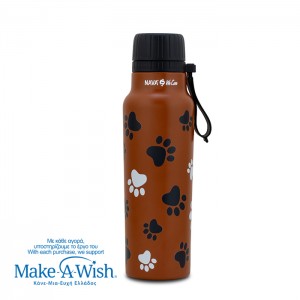 Nava Θερμός μπουκάλι ανοξείδωτο με στόμιο "We Care", Paw Prints 500ml (10-110-062) Nava Θερμός μπουκάλι ανοξείδωτο με στόμιο "We Care", Paw Prints 500ml (10-110-062)