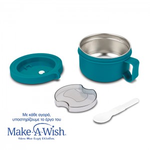 Δοχείο φαγητού ανοξείδωτο στρογγυλό "We Care", πετρόλ 850ml ( 10-262-030) Δοχείο φαγητού ανοξείδωτο στρογγυλό "We Care", πετρόλ 850ml ( 10-262-030)