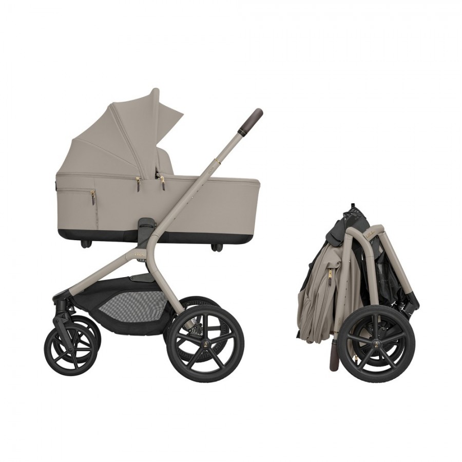 Kikkaboo Goya 5-1 σύστημα μεταφοράς platinum (καρότσι, πορτ μπεμπέ, κάθισμα 40-87, κάθισμα 40-105, βάση isofix) Champagne (10010201695) 