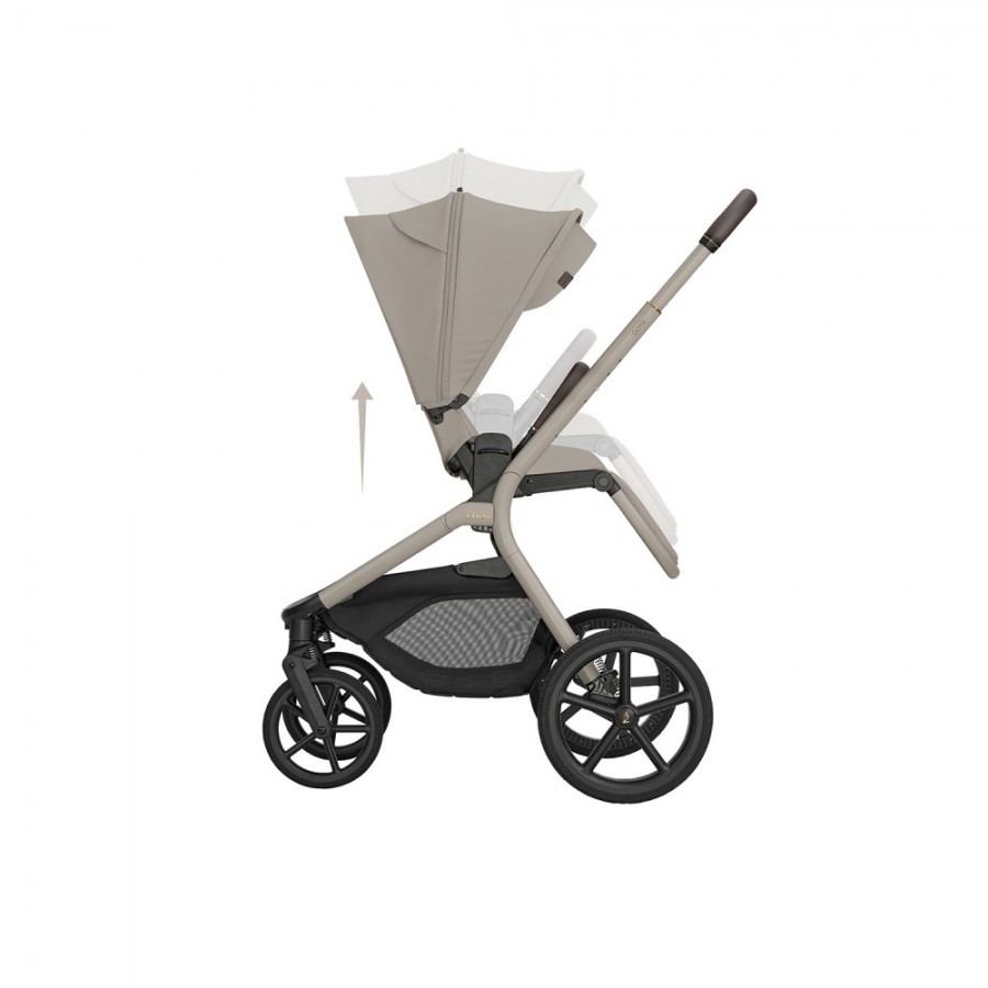 Kikkaboo Goya 5-1 σύστημα μεταφοράς platinum (καρότσι, πορτ μπεμπέ, κάθισμα 40-87, κάθισμα 40-105, βάση isofix) Champagne (10010201695) 