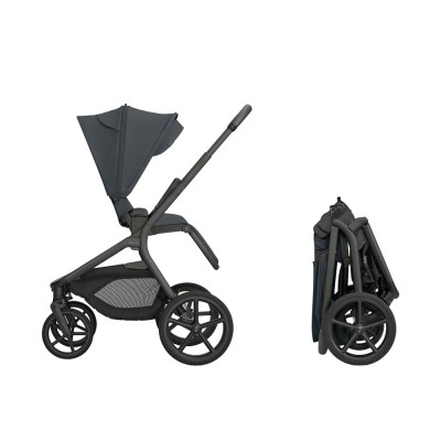 Kikkaboo Goya 5-1 σύστημα μεταφοράς platinum (καρότσι, πορτ μπεμπέ, κάθισμα 40-87, κάθισμα 40-105, βάση isofix) Graphite (10010201715)