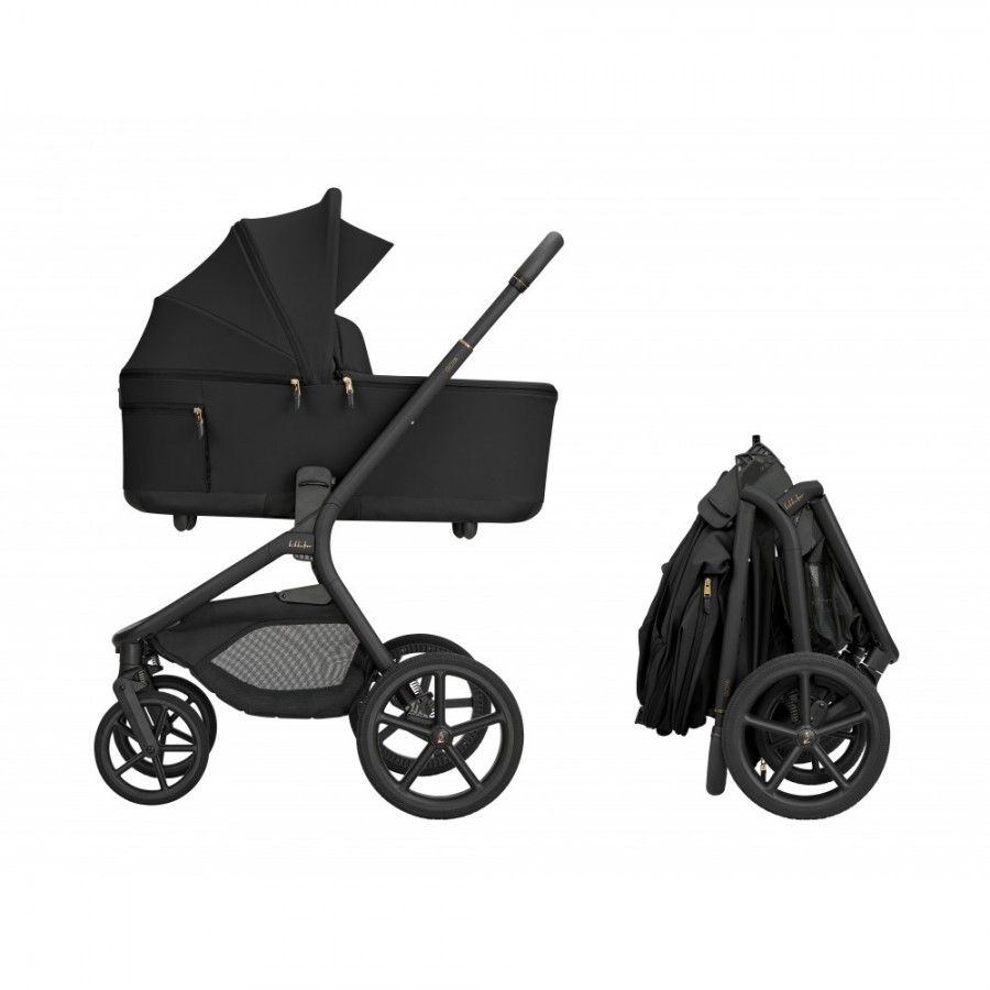 Kikkaboo Goya 5-1 σύστημα μεταφοράς platinum (καρότσι, πορτ μπεμπέ, κάθισμα 40-87, κάθισμα 40-105, βάση isofix) Noir (10010201745)