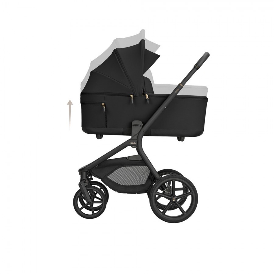 Kikkaboo Goya 5-1 σύστημα μεταφοράς platinum (καρότσι, πορτ μπεμπέ, κάθισμα 40-87, κάθισμα 40-105, βάση isofix) Noir (10010201745)