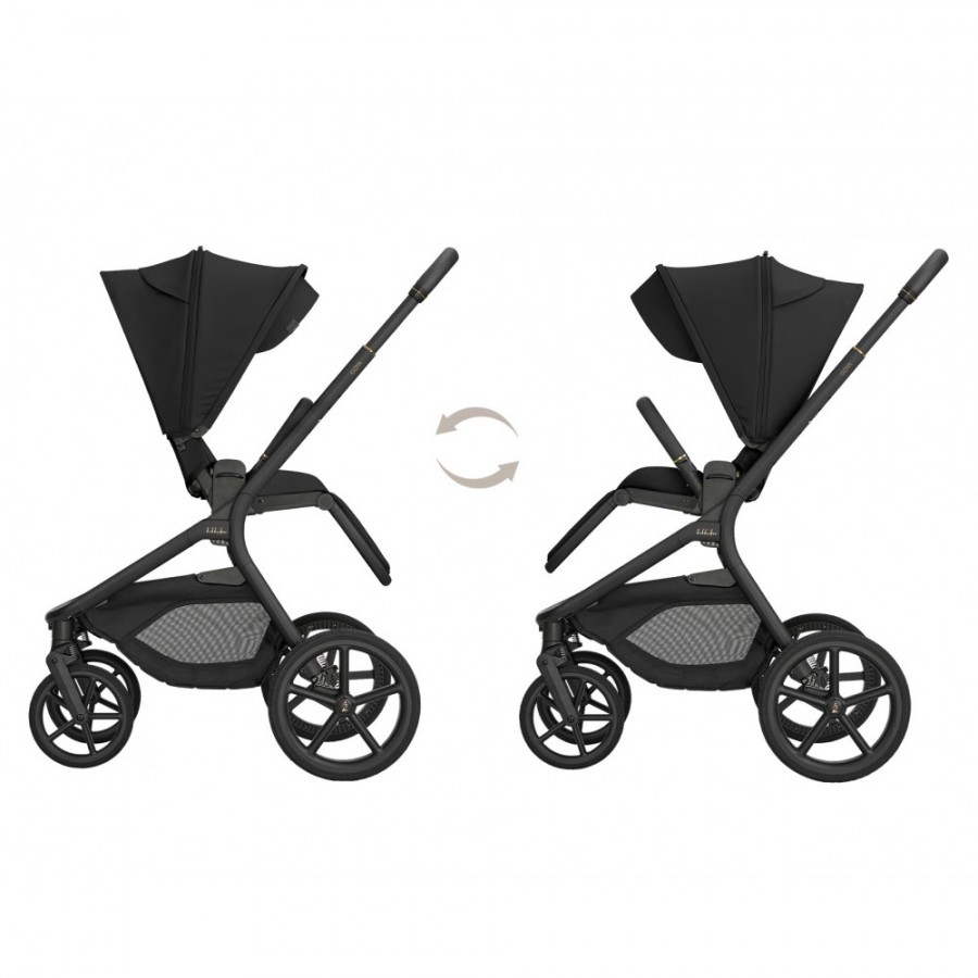 Kikkaboo Goya 5-1 σύστημα μεταφοράς platinum (καρότσι, πορτ μπεμπέ, κάθισμα 40-87, κάθισμα 40-105, βάση isofix) Noir (10010201745)