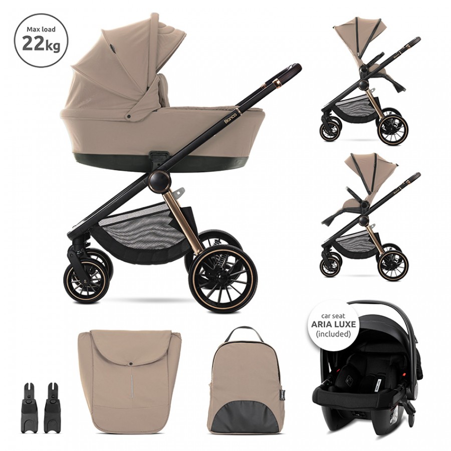 Lorelli Bertoni Σύστημα Mετακίνησης 3 σε 1 Bianca Beige Warm (10022012603A)