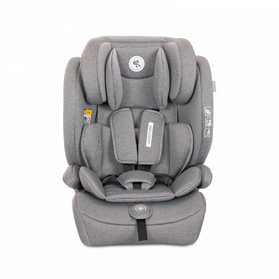 Lorelli Κάθισμα Αυτοκινήτου Adventure i-Size 76-150cm Grey (10071942506)