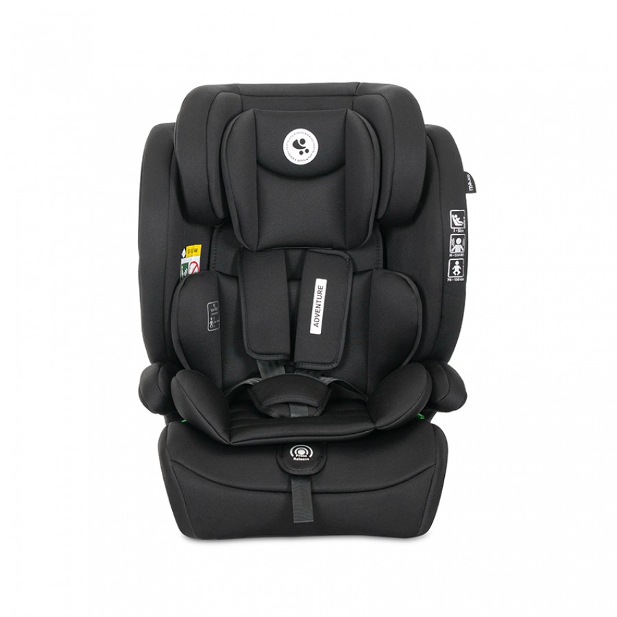 Lorelli Κάθισμα Αυτοκινήτου Adventure i-Size 76-150cm Black (10071942601)