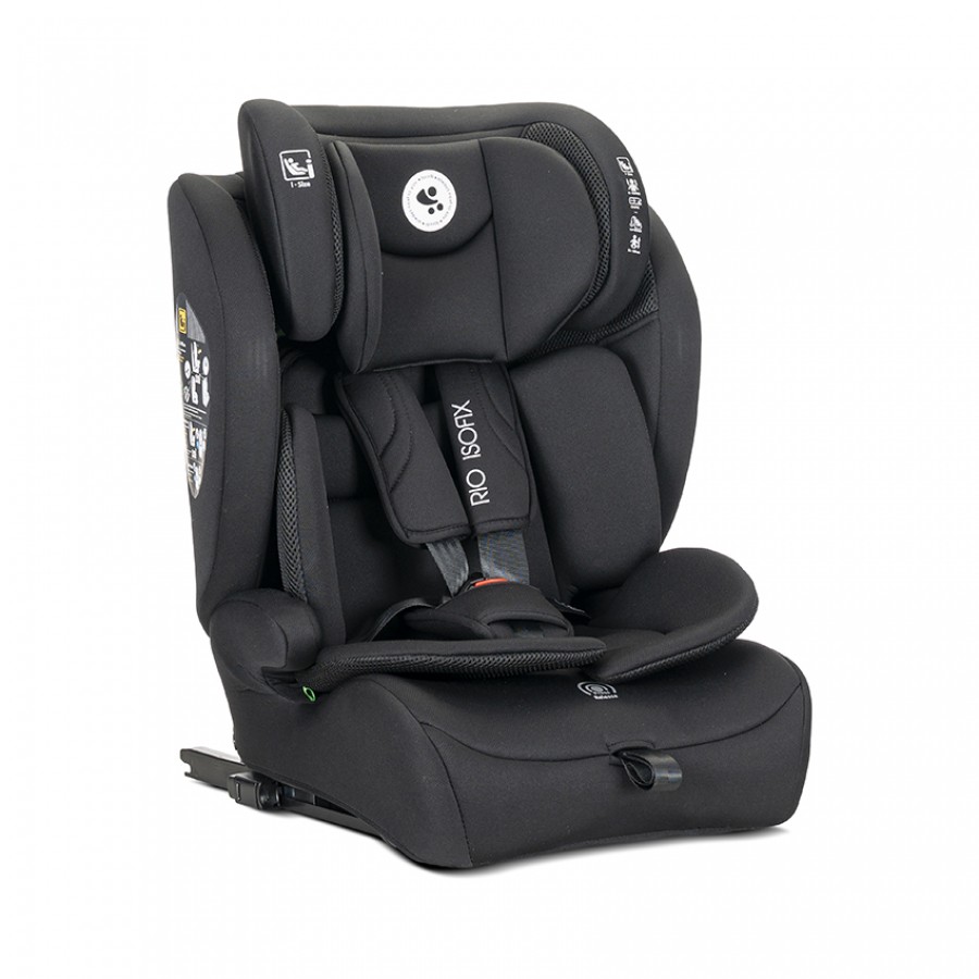 Lorelli Κάθισμα Αυτοκινήτου Rio i-Size 76-150cm Isofix Black (10071962601)