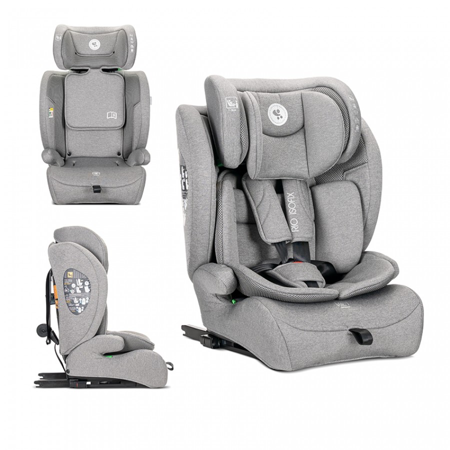 Lorelli Κάθισμα Αυτοκινήτου Rio i-Size 76-150cm Isofix Grey (10071962604)