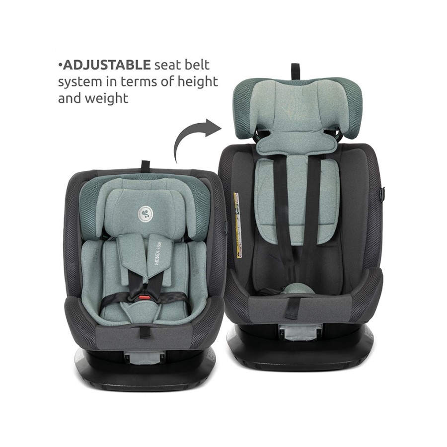 Lorelli Κάθισμα Αυτοκινήτου Monza Isofix Anti Rebound 40-150cm 360° Grey (10072022506)