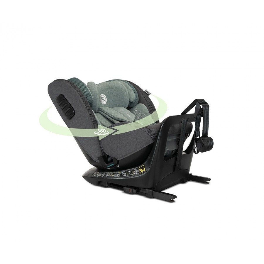 Lorelli Κάθισμα Αυτοκινήτου Monza Isofix Anti Rebound 40-150cm 360° Grey (10072022506)