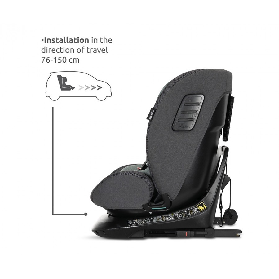 Lorelli Κάθισμα Αυτοκινήτου Monza Isofix Anti Rebound 40-150cm 360° Grey (10072022506)