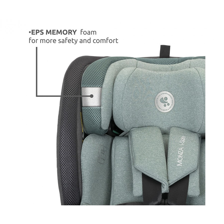 Lorelli Κάθισμα Αυτοκινήτου Monza Isofix Anti Rebound 40-150cm 360° Grey (10072022506)