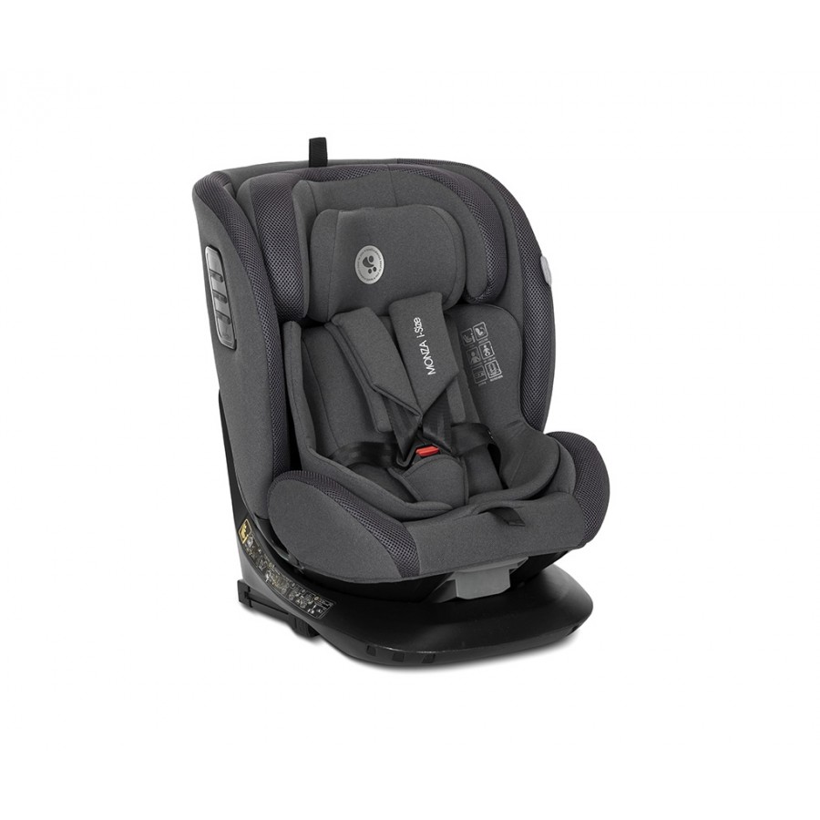 Lorelli Κάθισμα Αυτοκινήτου Monza Isofix Anti Rebound 40-150cm 360° Grey (10072022506)