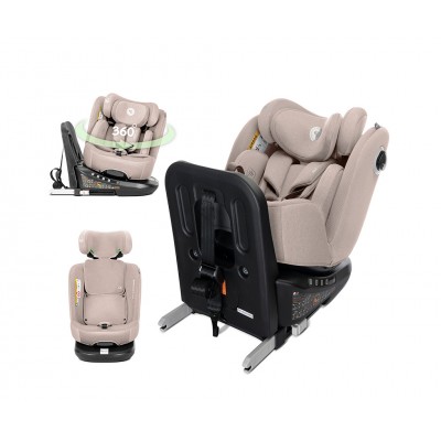 Lorelli Κάθισμα Αυτοκινήτου Auriga i-Size 40-150cm 360° Isofix Beige (10072102603)