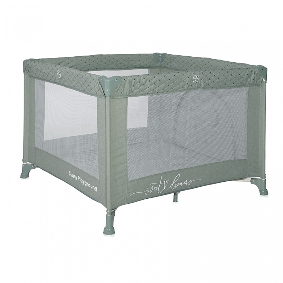 Lorelli Bertoni Τετράγωνο Πάρκο μωρού Playpen Sunny Playgroud Iceberg Green Star (10080602218)