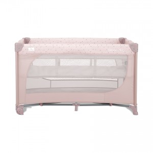 Lorelli Παρκοκρέβατο Moon Hug 2 επιπέδων One Touch Pink (10080782606)