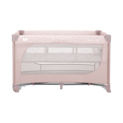 Lorelli Παρκοκρέβατο Moon Hug 2 επιπέδων One Touch Pink (10080782606)