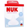Nuk Θηλές Σιλικόνης Medium 2τεμ. για μπιμπερό Perfect Match από 3m+ (10124033) Nuk Θηλές Σιλικόνης Medium 2τεμ. για μπιμπερό Perfect Match από 3m+ (10124033)