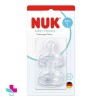 Nuk First Choice Θηλές από Σιλικόνη Μεσαίας Ροής για 3+ μηνών 2τμχ (10124044)