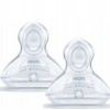 Nuk First Choice Θηλές από Σιλικόνη Μεσαίας Ροής για 3+ μηνών 2τμχ (10124044)