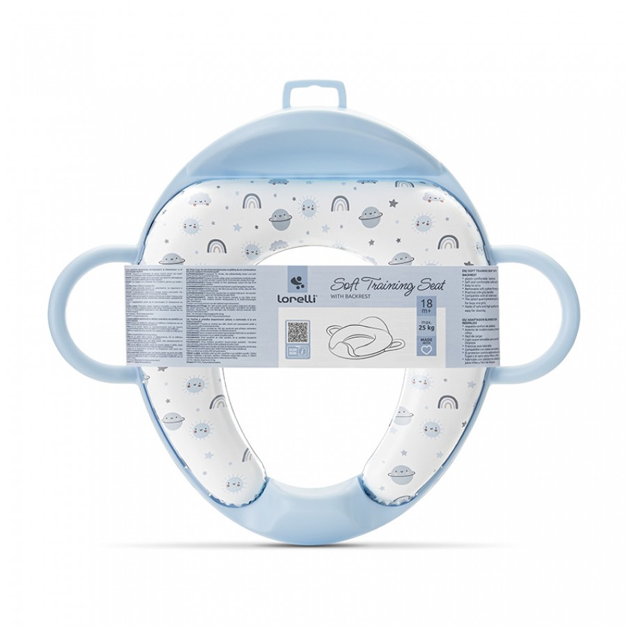 Lorelli Bertoni Εκπαιδευτικό Ανατομικό Mαλακό Κάθισμα Τουαλέτας  Planets Blue (10130702601)