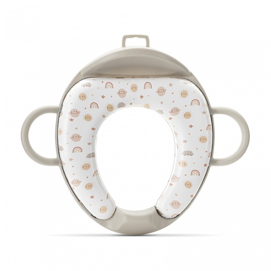 Lorelli Bertoni Εκπαιδευτικό Ανατομικό Mαλακό Κάθισμα Τουαλέτας  Planets Beige (10130702604)