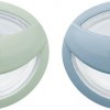 Nuk Πιπίλες Σιλικόνης Mommy Feel για 0-6 μηνών με Θήκη Green & Blue 2τμχ (10175338)