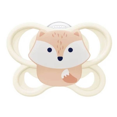 NUK Perfect Match Air Πιπίλα Σιλικόνης 0-6m Beige Fox (10175347)