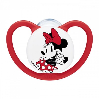 Nuk Ορθοδοντική Πιπίλα Σιλικόνης για 18-36 μηνών Minnie με Θήκη (10177242) Nuk Ορθοδοντική Πιπίλα Σιλικόνης για 18-36 μηνών Minnie με Θήκη (10177242)