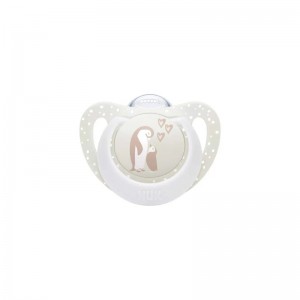 NUK First Choice Πιπίλα Σιλικόνης 0-6m, Penguine (10175384)